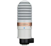 Yamaha YCM01 Micrófono Condensador de Estudio, Audio para Transmisión en Vivo de Alta Resolución, Grabación y Pregrabado, Conector XLR, en Blanco