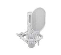 YAMAHA YCM705 Micrófono de condensador - Calidad de estudio, gran diafragma de 1", PAD -10/-20 dB, filtros low-cut, respuesta de frecuencia 20 Hz-20 kHz, alta tolerancia SPL - Blanco