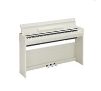 YAMAHA YDP-S36 Piano Digital - 88 Teclas Contrapesadas GHS, Sonido CFX Concert Grand, Diseño Slim, Bluetooth, 3 Pedales, Ideal para Casa y Principiantes - Abedul Blanco