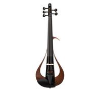 Yamaha YEV105B Violín eléctrico con potencial para actuaciones, cuerdas Zyex de D'Addario, control de volumen y pastilla de piezo, acabado negro