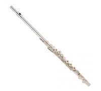 Yamaha YFL272 Student Flute Silver Lip Plate Open Hole