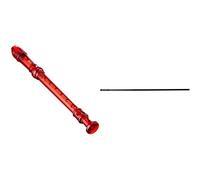 YAMAHA YRS 20BR - Flauta Dulce Soprano en Si, color Rojo transparente & GEWA 755602 - Escobilla flauta dulce soprano