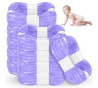 YAMAIDUO 10 Recambios Contenedor de Pañales, 6,5M Recambios de Papelera Pañales Bebe 4 Capas Engrosadas, Bolsas de Contenedor Pañales Compatibles con AngelCare, Litter Locker (Compatible con Todos）