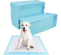 YAMAIDUO 100 Piezas Empapadores Perros, 60 x 60cm Almohadillas Absorbentes, Almohadillas de adiestramiento de Perros y Cachorros, Superficie de Secado Rápido