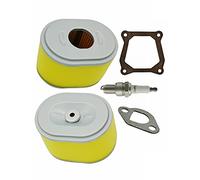 YAMAKATO 2 Filtro de aire para Honda GX160 GX200 GX120 Coleman Ct200u Bt200x Briggs&Stratton CR950 590601 filtro de aire con prefiltro 17210-ZE1-505 AFZE18 incluye bujía F6RTC