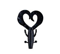 Yamamoto 3.75" Cowboy Black W/Large Blue Flake (Paquete de 7)