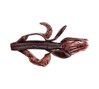 Yamamoto 4" KREATURE Cinnamon Brown W/Black & Purple Flake (7 Pack)