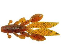 Yamamoto Flappin' Hog 9.5 cm, Calabaza con Negro Grande, Verde pequeño