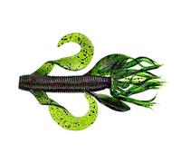 Yamamoto Kreature 10,16 cm, sandía con Grande Negro, pequeño Rojo