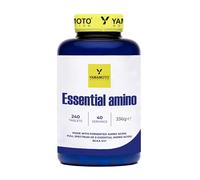 YAMAMOTO Nutrition, AMINO Essential 240 Comprimidos, Suplemento de Aminoácidos Esenciales BCAA 4:1:1 Fermentados y Ramificados, Suplemento Deportivo, 312g