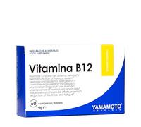 YAMAMOTO NUTRITION Vitamina B12 60 comprimidos, suplemento alimenticio que aporta 1000 mcg de metilcobalamina por comprimido, apoya el sistema nervioso, inmune y circulatorio