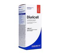 YAMAMOTO Research, Diuricell 1L, Suplemento Drenante de Extractos Vegetales, Optima para la Hinchazón, Retención de Líquidos y Anticelulítico, Sabor Limón y Jengibre