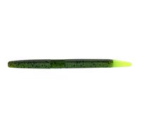 Yamamoto Senko 317 - Juego de 10 señuelos de Pesca con Forma de Gusano de plástico Blando, 12,7 cm, Color Verde Calabaza/sandía