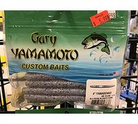 Yamamoto Senko - Cebo Blando Tipo lombriz de 10 cm en Color Azul Perlado con Destellos Negros y holgrama, Paquete de 10