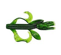 Yamamoto Yam-5-07-194j Pulgadas, Unisex, Sandía Que se desvanece con Escamas Negras Grandes (Paquete de 7), 4" KREATURE