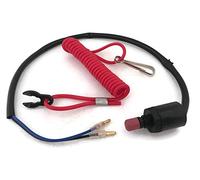 YAMASCO Boat Motor Emergency Stop Switch Lanyard w/Hook For Suzuki Outboard 37830-89E02 37830-89E01 92D11 92D10 2/4 motor de carrera