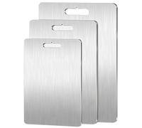 Yamato Cutting Board, Tabla De Cortar De Titanio, Titanium Cutting Boards For Kitchen, 2025 Original Taima 100% Pure Titanium Cutting Board (S(25 * 15cm/9.8 * 5.9in))