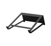YAMAZAKI 1627 Tower 2~Way Laptop & Tablet Stand, Black, Steel/Silicone, 21.3 x 26.5 x 10 cm