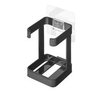 YAMAZAKI 1671 TOWER Film Hook Skin Care Device Holder, black, Steel/Silicone/Polycarbonate/PET/Polyurethane, 6 x 6.5 x 9 cm