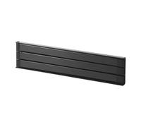 YAMAZAKI KT-TW BG Colgador para paños de Cocina, Metal, Negro, Talla única