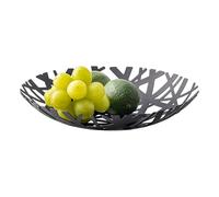 Yamazaki 2498 Tower Nest Fruit Bowl W 26 x D 26 x H 4.5 cm Black
