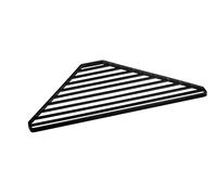 YAMAZAKI 2505 Tower Sink Corner Drainer, Black, Steel, 30 x 15 x 0.8 cm