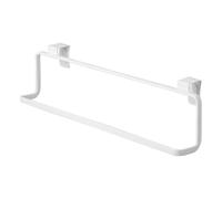 YAMAZAKI 2746 Tower Kitchen Towel Hanger Wide, White, Steel, 30 x 6.5 x 8 cm