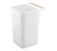 YAMAZAKI Bote de Basura, Madera Polipropileno, Blanco, Talla única
