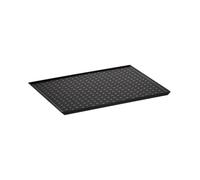 YAMAZAKI 3329 Tower Escurridor de Vasos y Tazas Ancho, Negro, Resina ABS, Minimalista, 42.5 x 30.7 x 1.5 cm