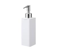 Yamazaki 4829 Tower Dispensador Delgado, Blanco, Resina ABS, Minimalista, 5.5 x 7 x 19.5 cm