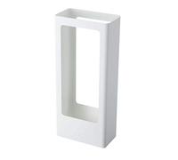 Yamazaki 4928 Tower Slim Umbrella Stand, White, Steel/Silicone, 22 x 12 x 50 cm