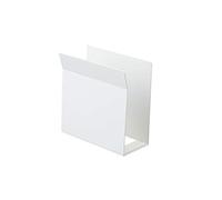 Yamazaki 5026 Soporte magnético para bandejas, Blanco, Aprox. 5.9 x 2.6 x 5.9 Pulgadas (15 x 6.5 x 15 cm), Plato, Bandeja de Cocina, Almacenamiento de Bandeja Redonda