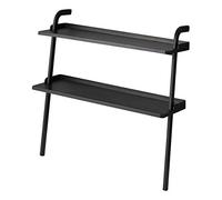 Yamazaki 5046 Frame Kids Leaning Shoe Rack, Black, Steel/ABS Resin/Silicone, 50 x 22 x 48 cm