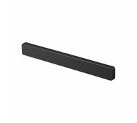 Yamazaki 5202 TOWER Soporte magnético para cuchillos, negro, Resina ABS/Imán/Silicona, minimalista, 35x1.7x4 cm