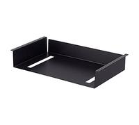 YAMAZAKI 5482 Tower Estante Debajo de la Mesa, Negro, Acero, Minimalista, 44 x 24.5 x 7 cm