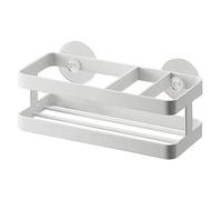 YAMAZAKI 6771 Tower Sponge & Bottle Holder, White, Steel, 18 x 8 x 6 cm