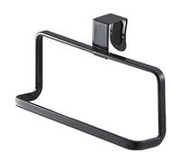 YAMAZAKI 6780 Tower Towel Hanger S, Black, Steel, 16 x 7 x 9.5 cm