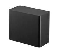 Yamazaki 6906 TOWER Coffee Filter Case, black, Polypropylene, 18.4 x 9.2 x 15.4 cm