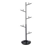 Yamazaki 6986 Branch Accessory Tree, Black, Steel, 10.5 x 9 x 33~40 cm