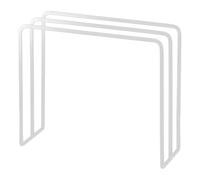 YAMAZAKI Toallas Colgador de paños de Cocina para el hogar | Acero | Toallero, Blanco, Talla única