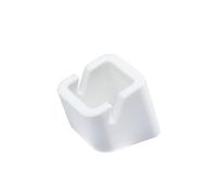 YAMAZAKI 7767 Square Tablet Stand, White, Silicone, 7 x 8.7 x 6.3 cm
