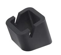 YAMAZAKI 7768 Square Soporte para Tableta, Blanco, Silicona, Minimalista, 7 x 8.7 x 6.3 cm