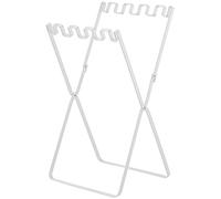 YAMAZAKI 7908 TOWER Foldable Plastic Bag Holder, black, Steel, 33 x 31 x 60 cm