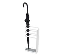 Yamazaki 7932 Layer Umbrella Stand, White, Steel, 23 x 10.5 x 45 cm