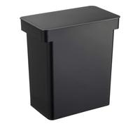 YAMAZAKI 5618 TOWER Contenedor de Comida para Mascotas (12 KG), negro, Polipropileno/Resina ABS/Resina POM/Silicona, minimalista, 41 x 24 x 42.5 cm