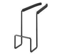 YAMAZAKI Home Faucet - Cesta organizadora para Fregadero de Cocina | Acero | Soporte para Esponja, Carbono, Negro, Talla única