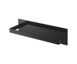 YAMAZAKI Home - Soporte magnético para Papel, dispensador de Rollos de Metal, Vertical u Horizontal, para Toallas de Cocina, Acero, Talla única, Color Negro
