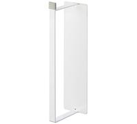 YAMAZAKI Magnetic Clothes Hanger Rack Home Magnet-Perchero de Almacenamiento para Ropa Sucia, Organizador pequeño para Colgar, Acero, lavandería, aleado, Blanco, Talla única