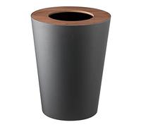 YAMAZAKI Rin Cubo de Basura, Metal, Negro, ca. 23,0 x 28,0 x 23,0 cm