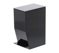 Yamazaki Papelera de baño, Negro, 19 x 12 x 27,5 cm